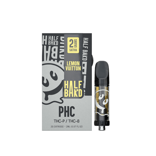 Lemon Vuitton - 2G PHC Cartridge (Sativa) - HALF BAK'D